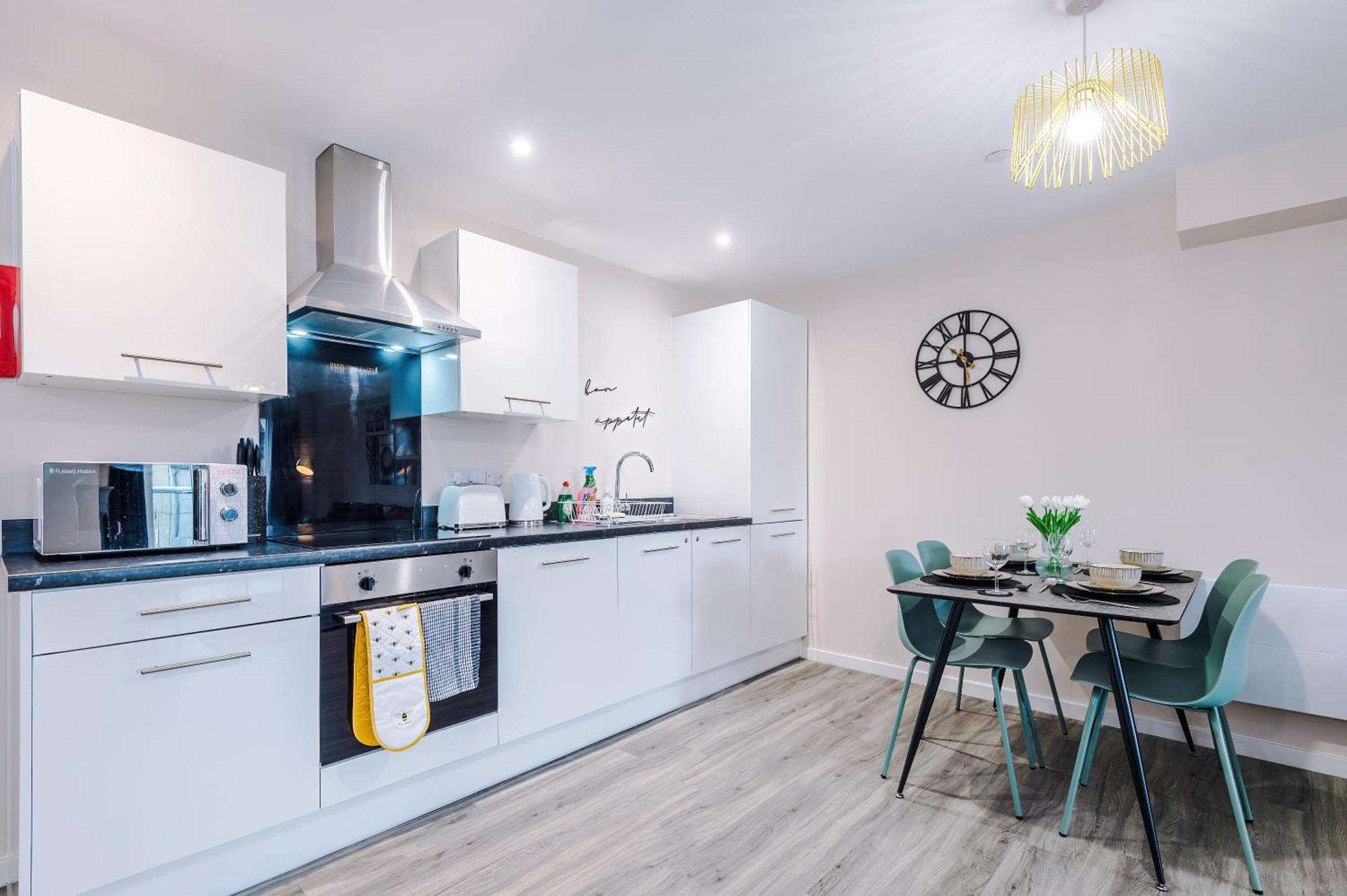 Deluxe New Build 2 Bedroom 2 Bathroom Apartment - Free Secure Parking Manchester Eksteriør bilde
