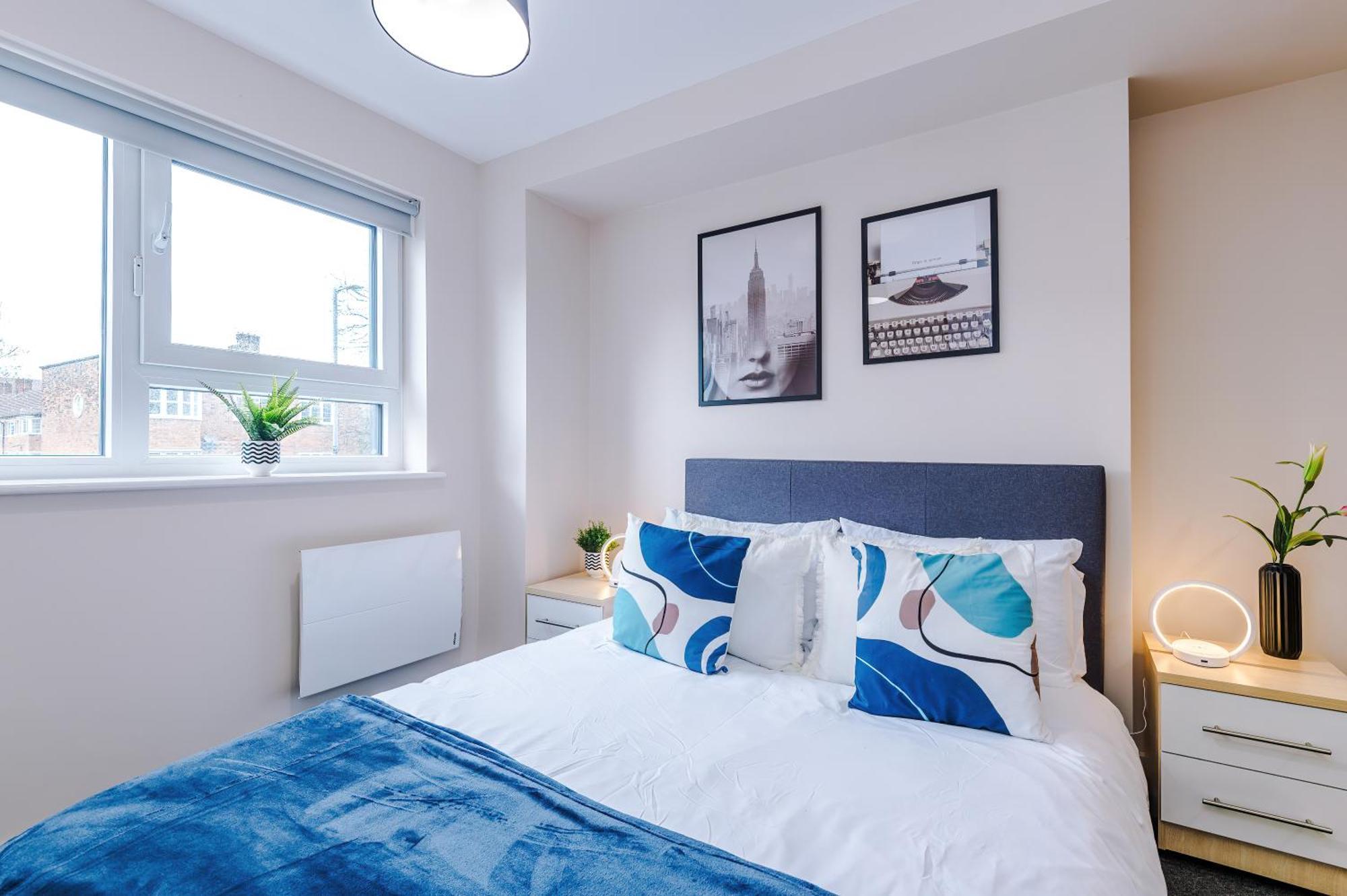 Deluxe New Build 2 Bedroom 2 Bathroom Apartment - Free Secure Parking Manchester Eksteriør bilde