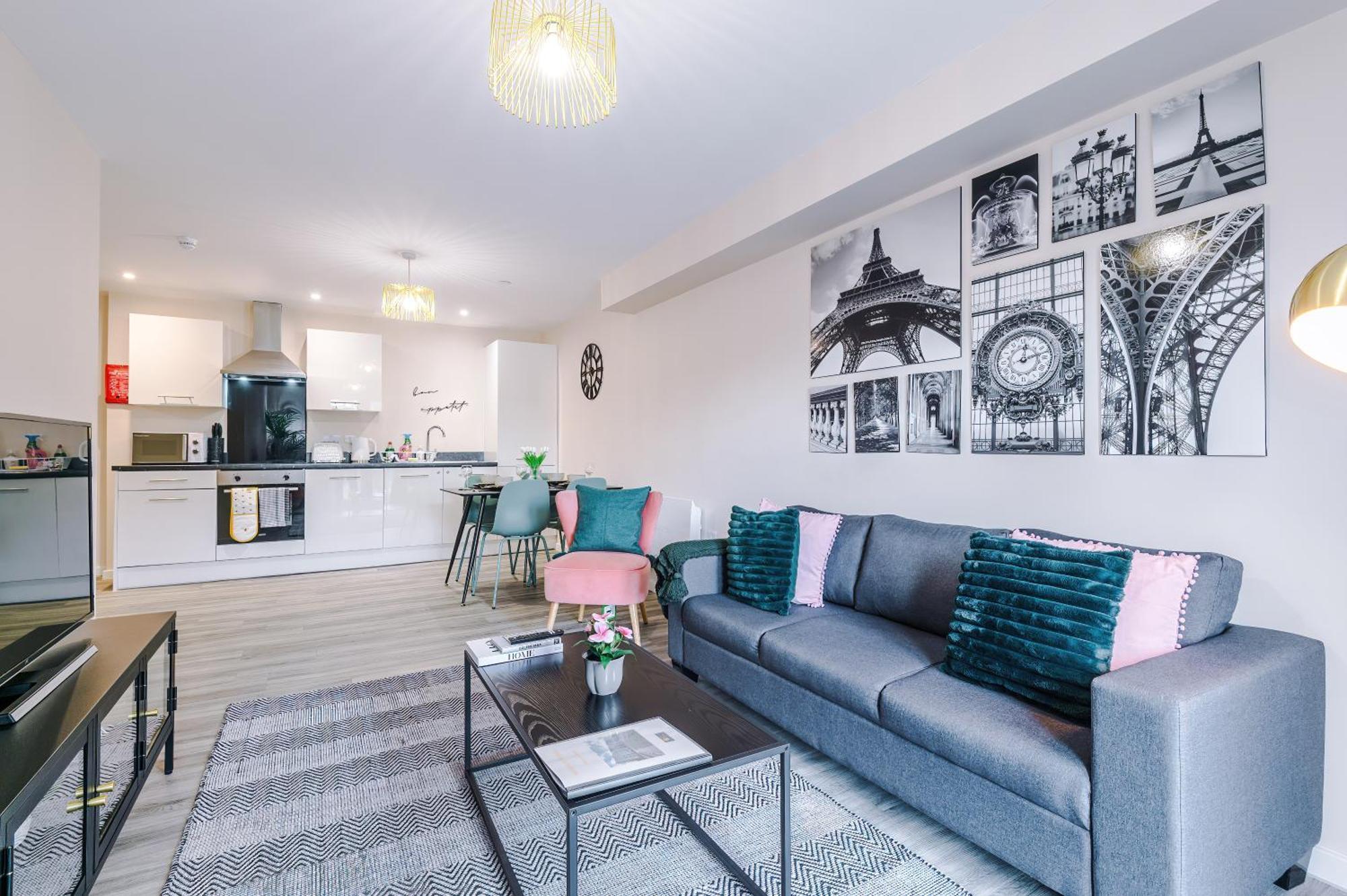 Deluxe New Build 2 Bedroom 2 Bathroom Apartment - Free Secure Parking Manchester Eksteriør bilde