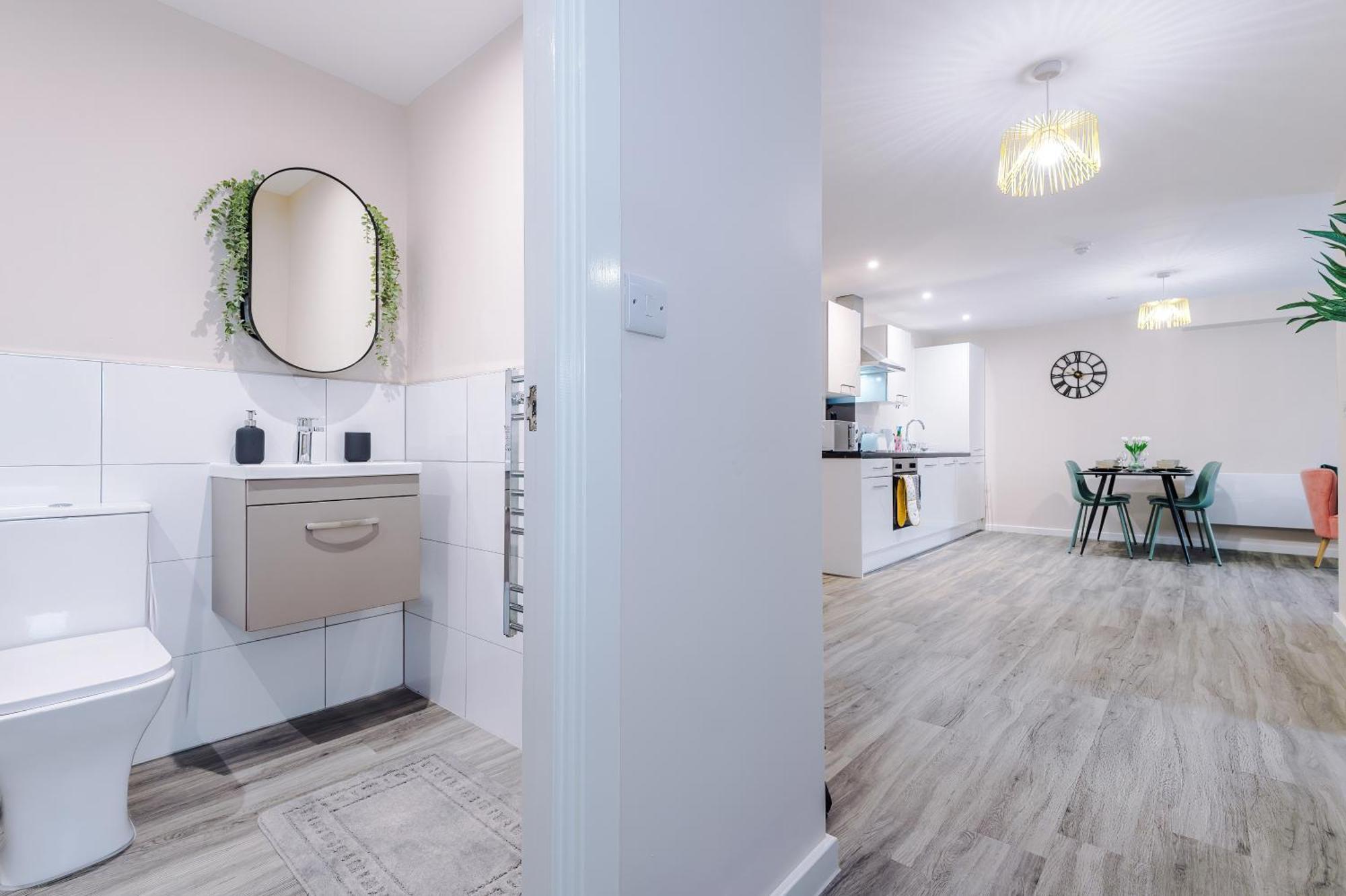 Deluxe New Build 2 Bedroom 2 Bathroom Apartment - Free Secure Parking Manchester Eksteriør bilde