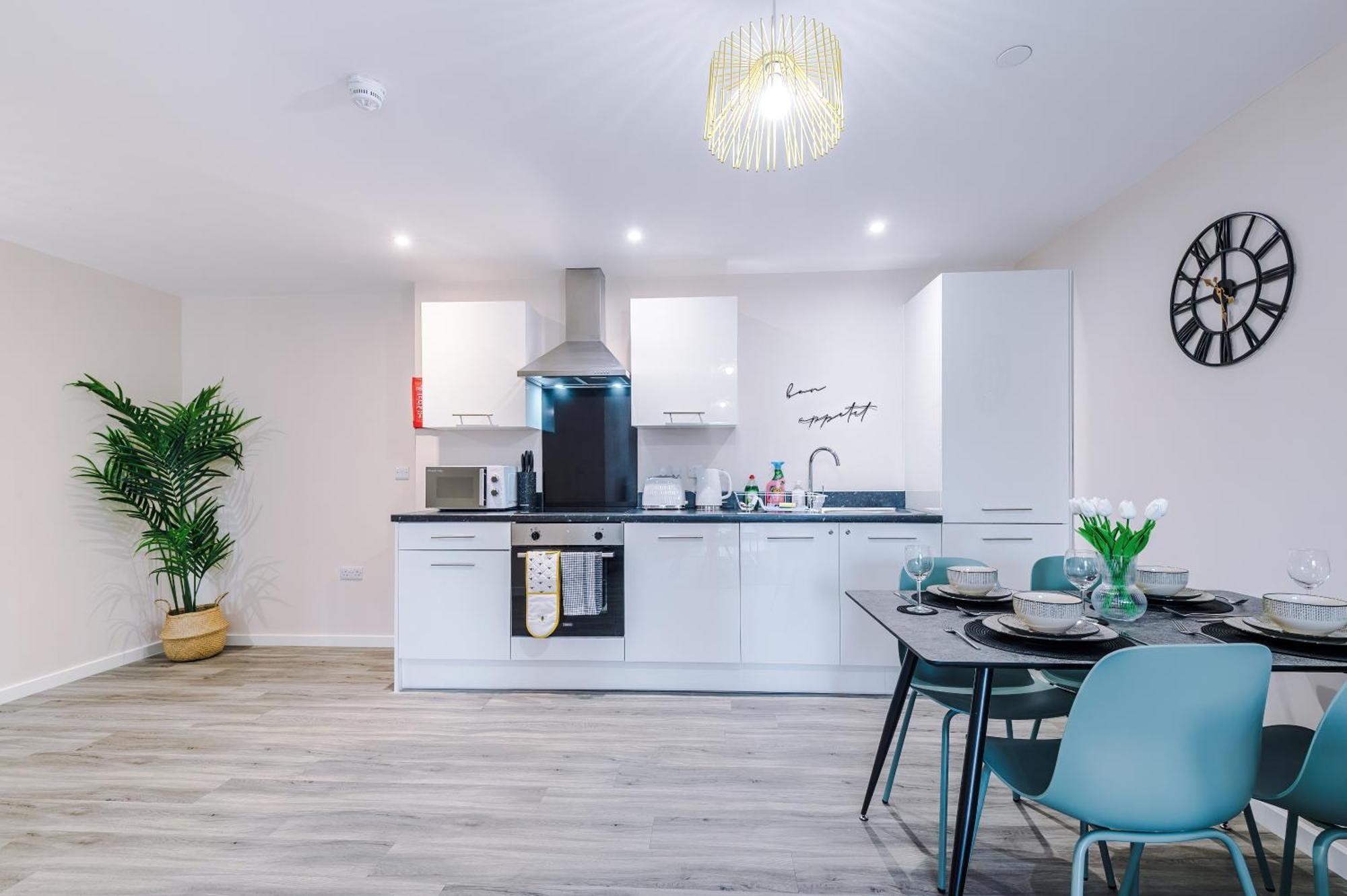 Deluxe New Build 2 Bedroom 2 Bathroom Apartment - Free Secure Parking Manchester Eksteriør bilde